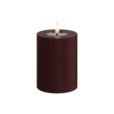 Deluxe Homeart LED stompkaars - Bourgogne - 10cm
