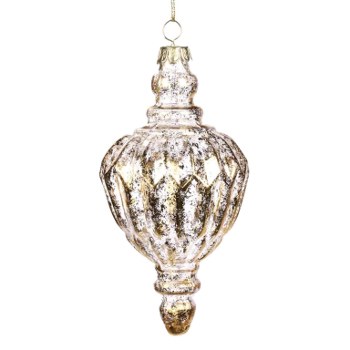 Goodwill kerstpegel - Met ribbels - 15cm