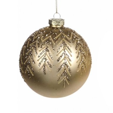 Goodwill kerstbal - Met takken - 10cm