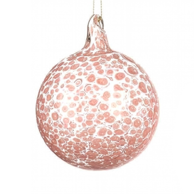Goodwill kerstbal - Met stippen - 8cm