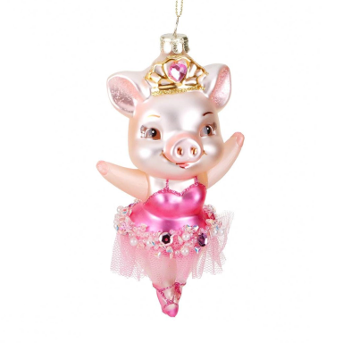 Goodwill kerstornament - Varken - Ballerina