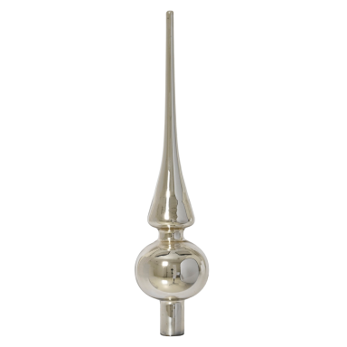 Decoris piek - Glanzend zilver - 26cm