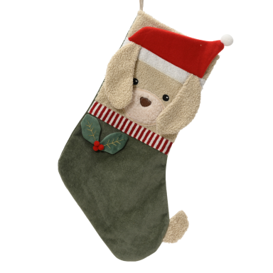 Decoris kerstsok - Hond