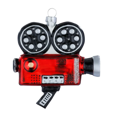 Holly & Jolly kerstornament - Film camera