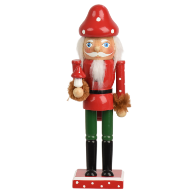 Decoris notenkraker - Met paddenstoelen