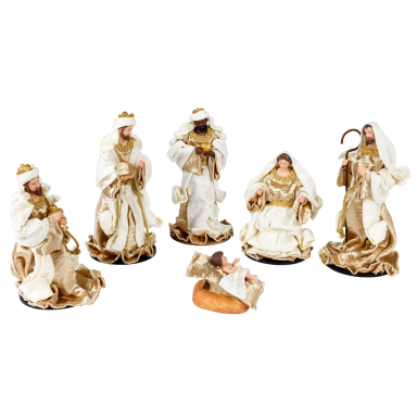 Decoris kerststal - Set van 6
