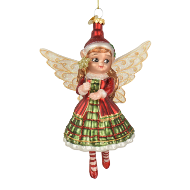 Decoris kerstornament - Engel met ster