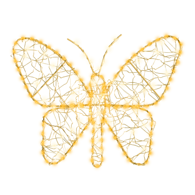 Lumineo kerstverlichting - Vlinder - Micro LED