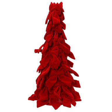 Decoris figurine de Noël - Sapin de Noël - Avec nœuds
