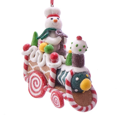 Kurt Adler kerstornament - Gingerbread trein