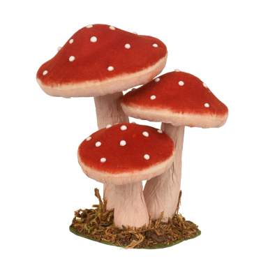 Decoris figurine de Noël - Champignon