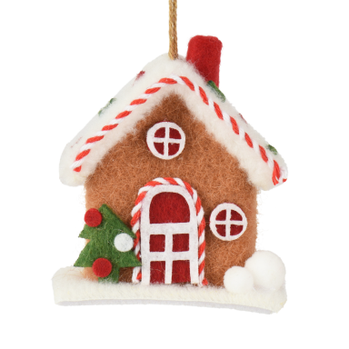 Decoris kerstornament - Huis