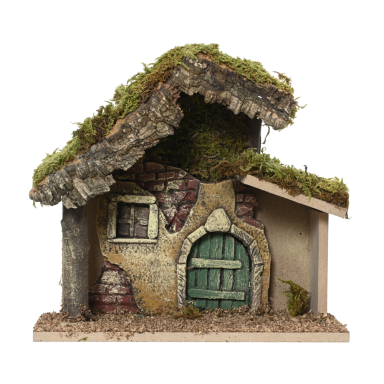 Decoris crèche de Noël - Étable - Sans figurines