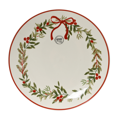 Decoris assiette de dîner - Avec branches de Noël