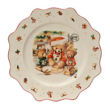 Decoris assiette de dîner - Avec des ours