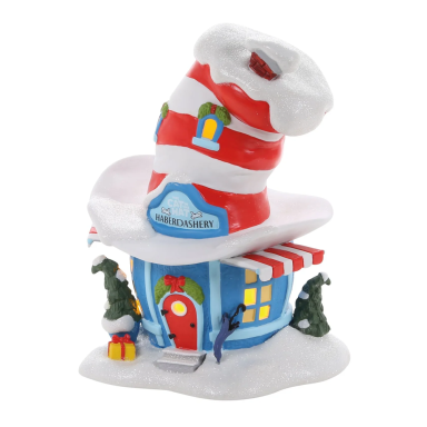 The Grinch Village figurine de Noël - Cat in the Hat Herberdashery