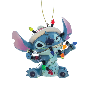 Disney kerstornament - Stitch in kerstlichtjes