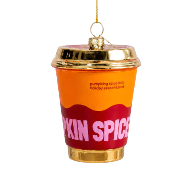 Yup in de Boom kerstornament - Pumpkin Spice Latte