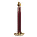 Decoris kerstornament - Kaars - Op clip