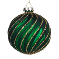 Goodwill kerstbal - Met ribbels - Groen