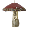 Decoris kerstornament - Paddenstoel