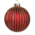 Goodwill kerstbal - Met ribbels - 8 cm