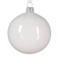 Decoris kerstbal - Wit - 8cm