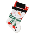 Decoris kerstsok - Sneeuwpop
