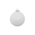 Inge Glas glazen kerstballen - Set van 12 - Wit  en zilver - 8cm