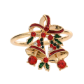 Decoris servetring - Kerstbel - Set van 4