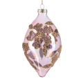 Goodwill kerstpegel - Met bloemen - 16cm