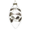 Goodwill kerstpegel - Met mistletoe - 13cm