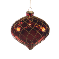 Goodwill kerstbal - Met glitters - 10cm