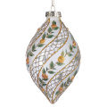 Goodwill kerstpegel - Met bloemen - 21cm