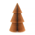 Only Natural papieren kerstboom - Met gouden glitters - Goud - 30cm