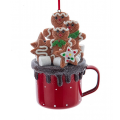 Kurt Adler kerstornament - Kerstmok met gingerbread poppetjes