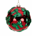 Goodwill kerstbal - Met strikken - 10cm