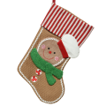 Decoris kerstsok - Met gingerbread poppetje