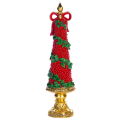 Goodwill kerstbeeld - Kerstboom met hulst - 48cm