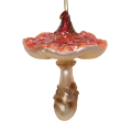 Decoris kerstornament - Paddenstoel