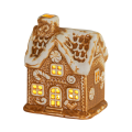 Lumineo kerstbeeld - Gingerbread huis - Met LED