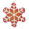 Kurt Adler kerstornament - Gingerbread sneeuwvlok